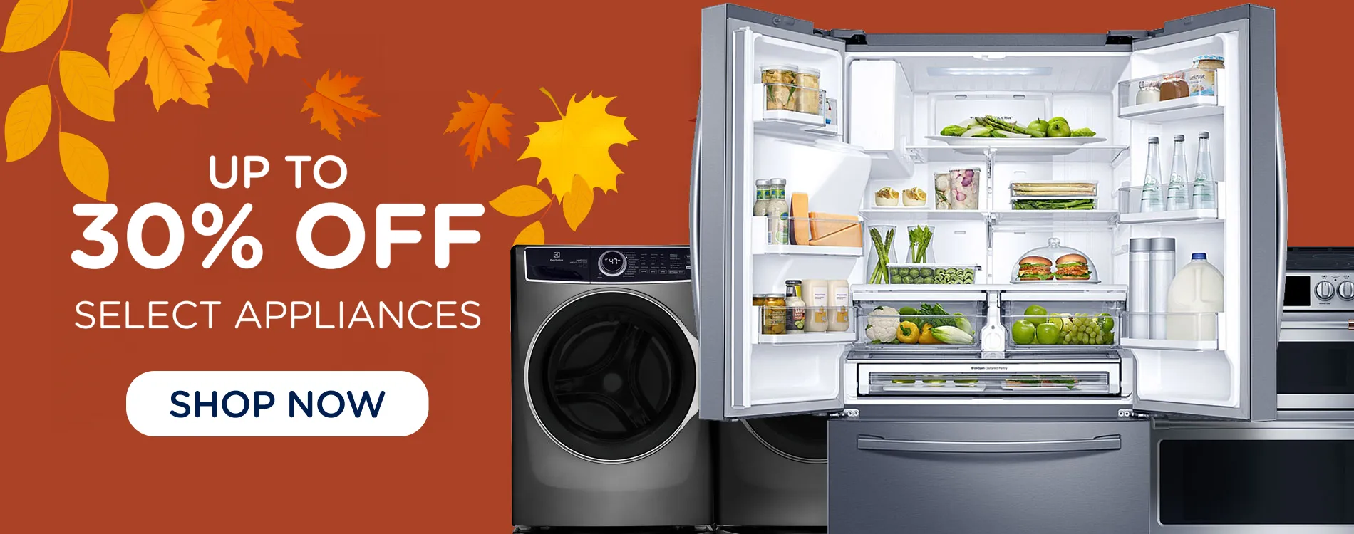 up to 30% Off Select Home appliances